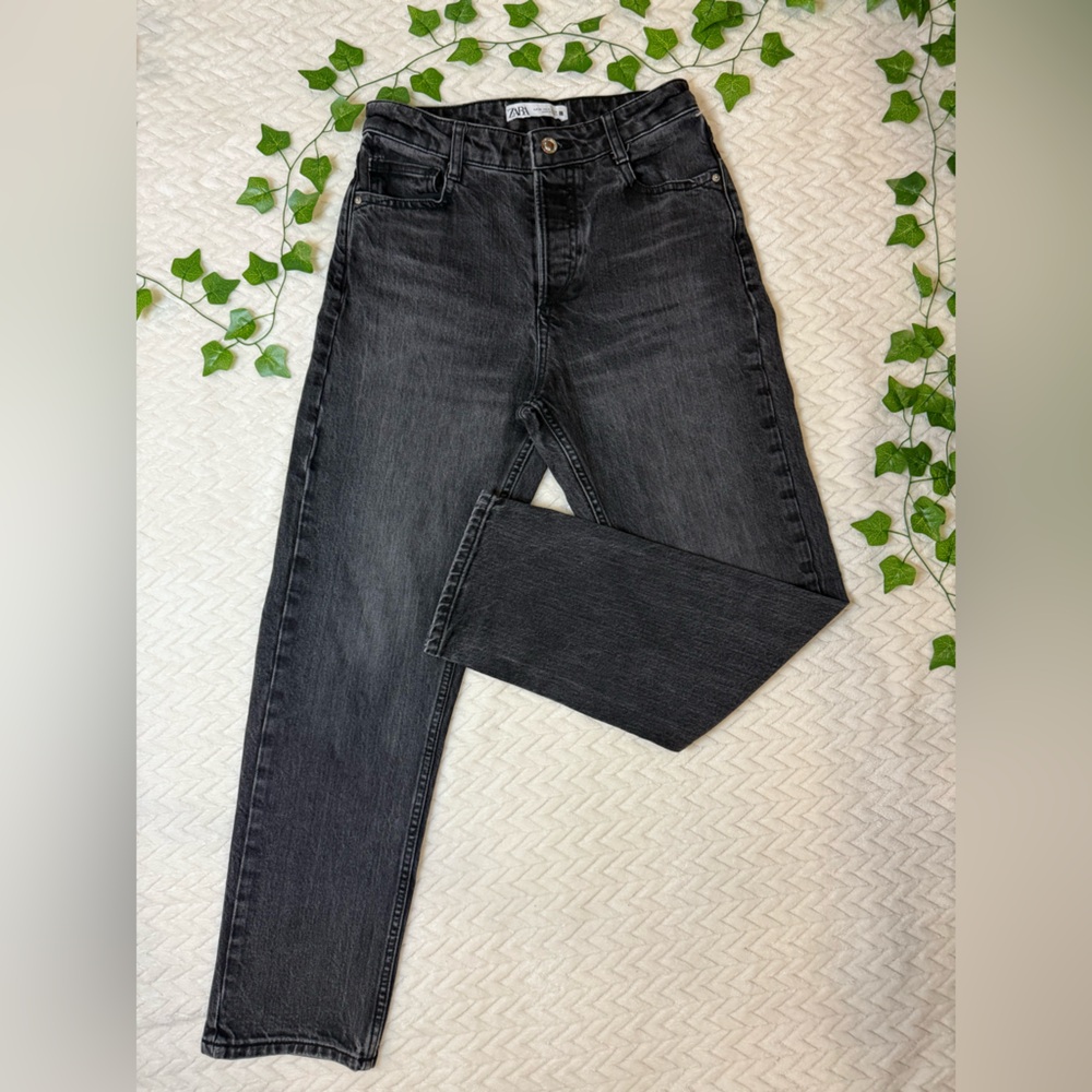Zara Women's Charcoal Skinny Jeans